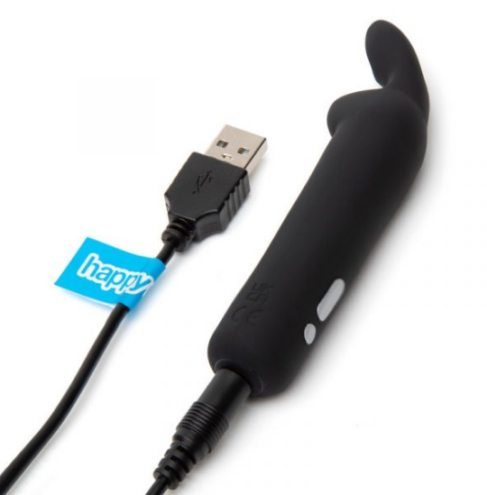 Happy Rabbit Rechargeable Bullet with Flexible Bunny Ears for Clitoral Stimulation