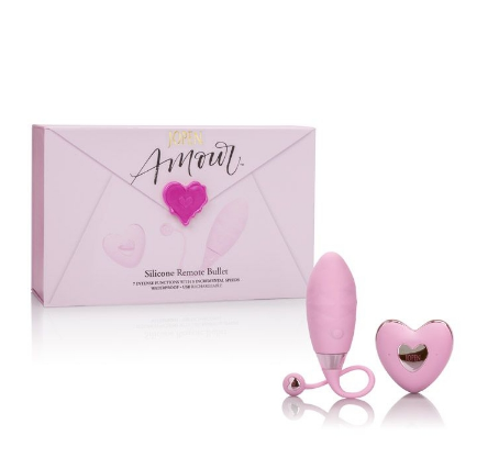 California Exotics Amour Remote Bullet – Pink Compact Vibrator

