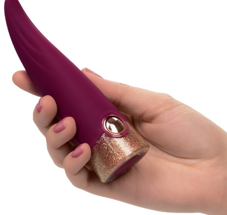 Slim silicone massager with 35 vibration functions