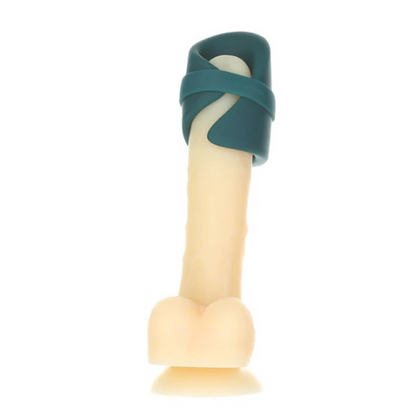 Gush wrapped around penis head (illustration-style)