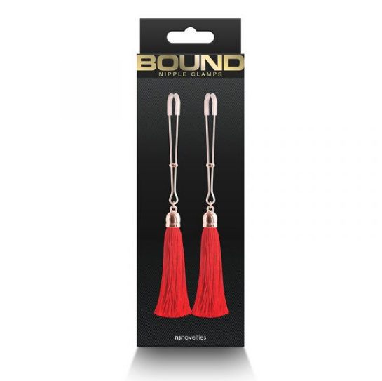 T1 Nipple Clamps Red