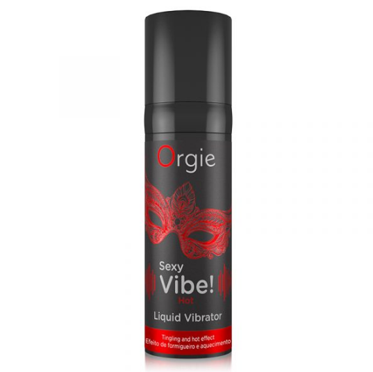 Orgie – Sexy Vibe! Hot Liquid Vibrator – Strawberry (15 mL)