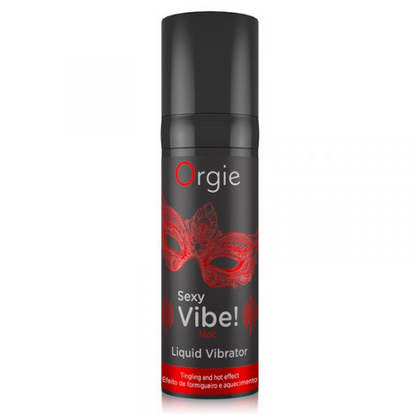 Orgie – Sexy Vibe! Hot Liquid Vibrator – Strawberry (15 mL)