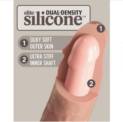King Cock Elite 6” Silicone Cock Light