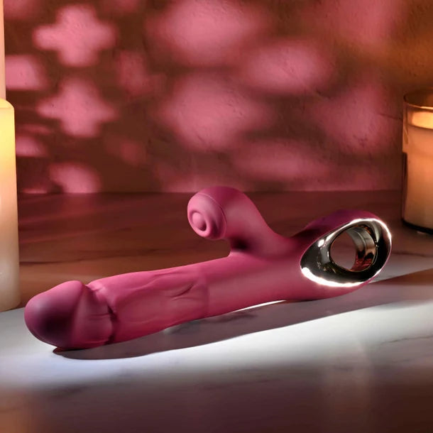Evolved Bursting with Pleasure Inflatable Dual-Stimulation Vibrator