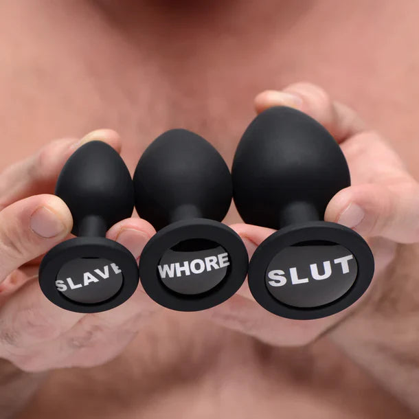 MS Dirty Words Anal Plug Set