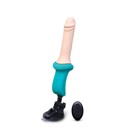 b-Vibe Realistic Thrusting Dildo Machine with Remote Control