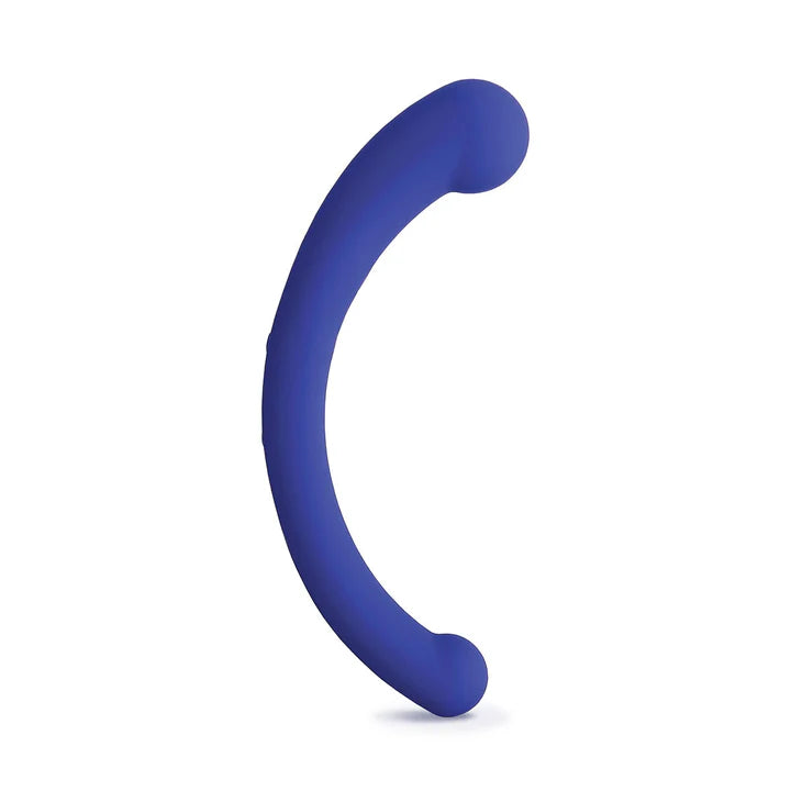 plusOne dual vibrating arc gender-inclusive vibrator made from body-safe silicone