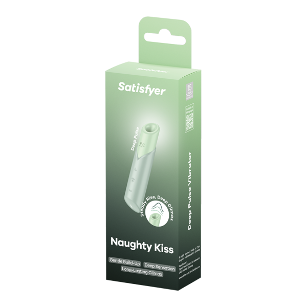 Satisfyer Naughty Kiss quiet clitoral stimulator with 30 intensities