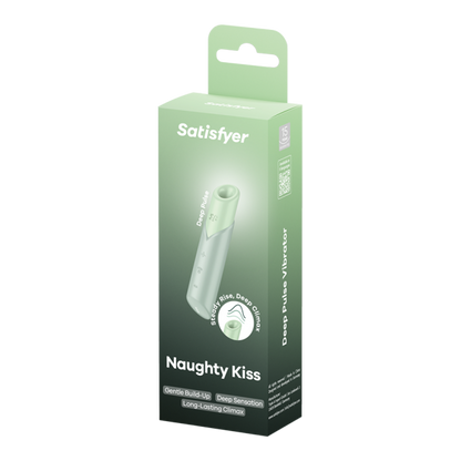 Satisfyer Naughty Kiss quiet clitoral stimulator with 30 intensities