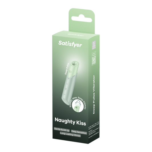 Satisfyer Naughty Kiss quiet clitoral stimulator with 30 intensities