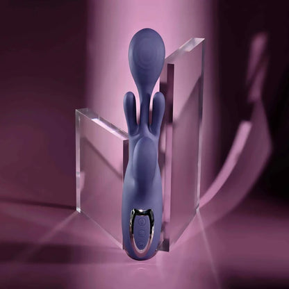 Evolved Bow Down Come-Hither Dual-Stimulation Vibrator