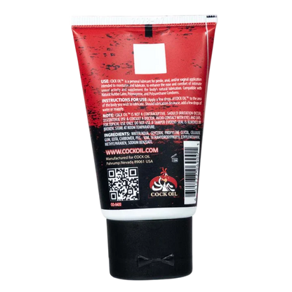 2 Packs Cock Oil Water-Based Lubricant – Squeeze Tube (2 oz)