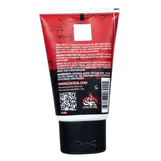 2 Packs Cock Oil Water-Based Lubricant – Squeeze Tube (2 oz)