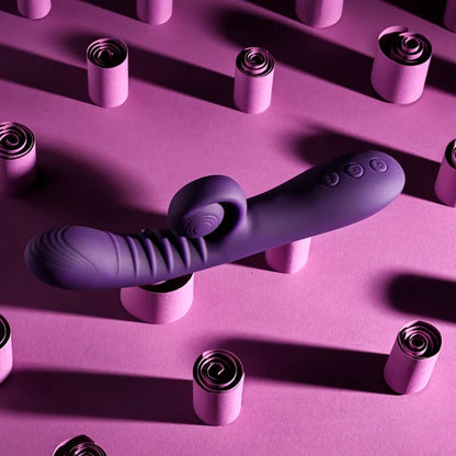 Playboy Curlicue Dual-Motor Rabbit Vibrator