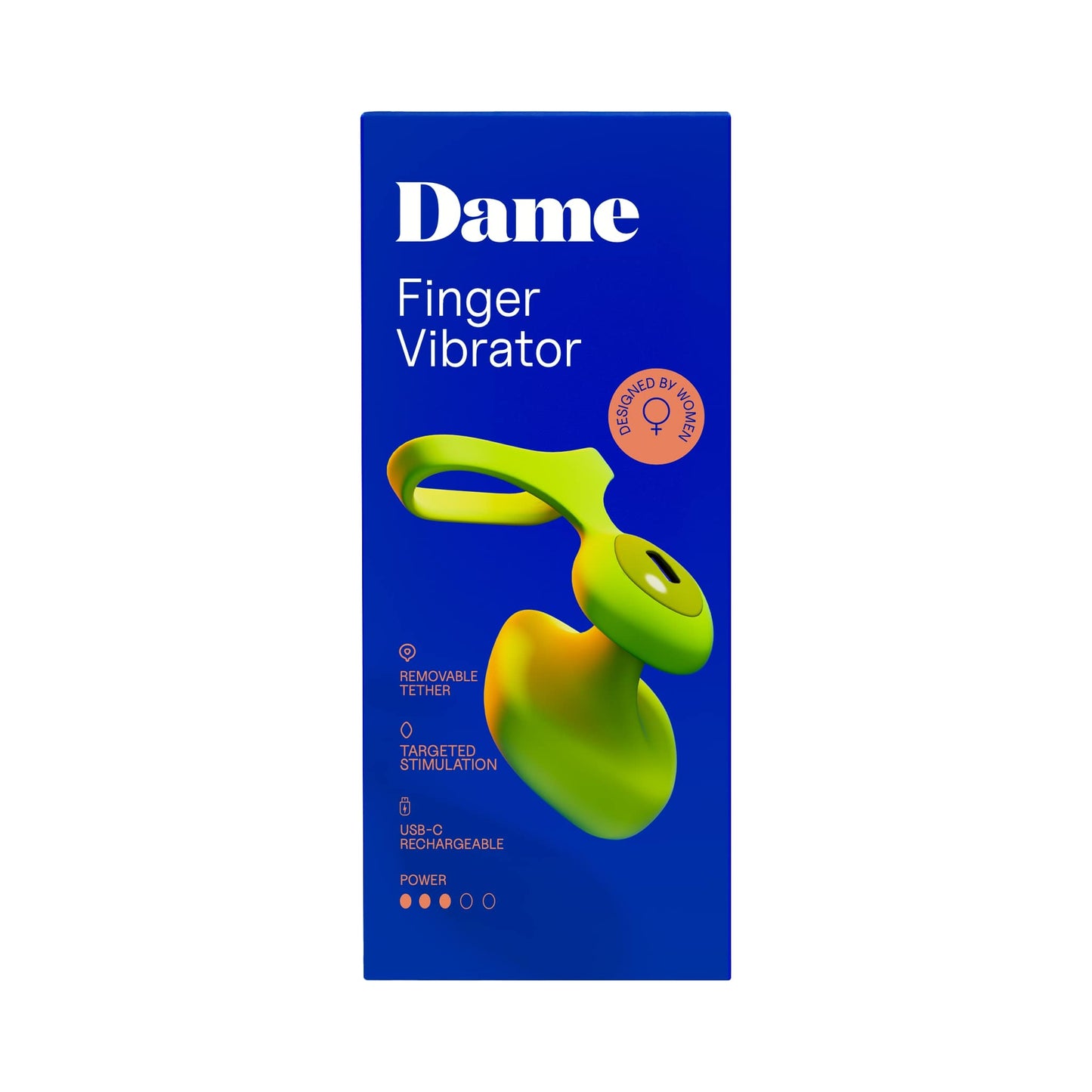 Dame Fin Citrus 2.0 USB-C Rechargeable Finger Vibrator