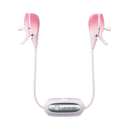 Lovense Gemini app-controlled vibrating nipple clamps made from body-safe silicone and ABS