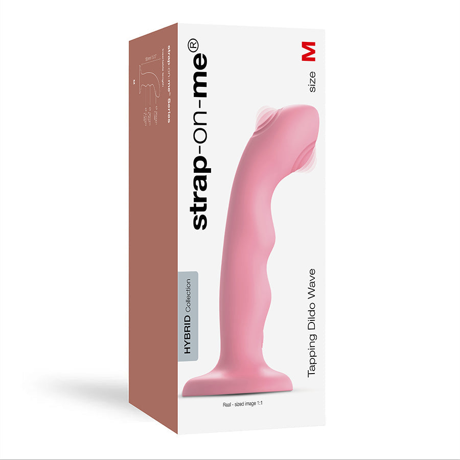 Strap on Me Tapping Dildo Wave- Coral Pink