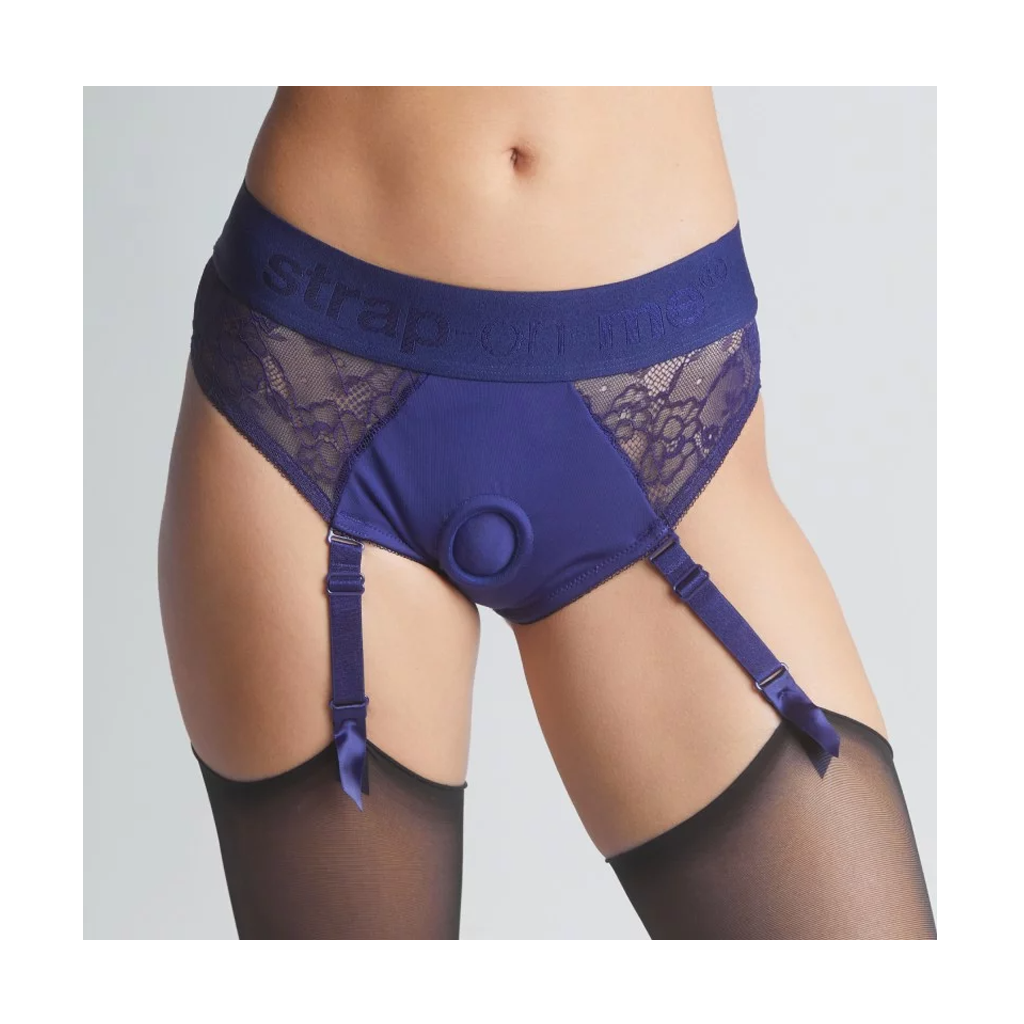 Strap On Me Harness Lingerie Night Blue Diva - XLarge