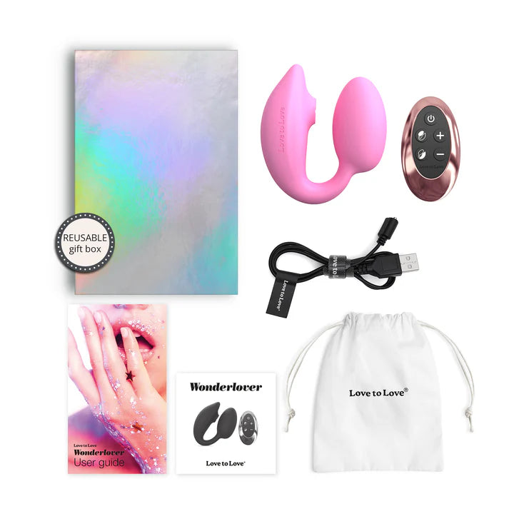 Love To Love WonderLover – Flapping Clitoral & G-Spot Vibrator with Remote Control
