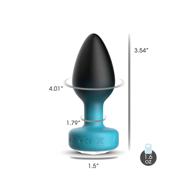 Cheeky Charms Eluxe Vibrating Plug With Remote