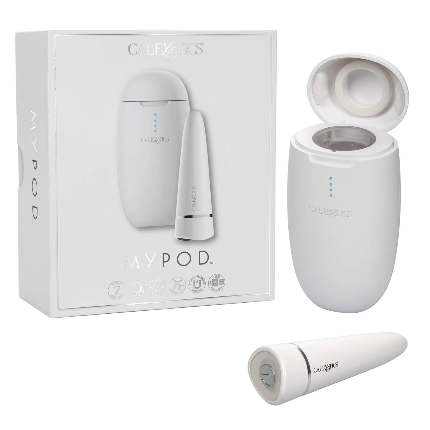CalExotics My Pod Travel Vibe – Rechargeable Waterproof Travel Vibrator | PurpleNight.ca
