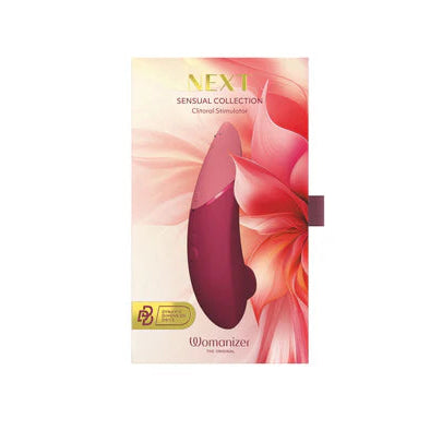 Womanizer Next air pressure stimulator with premium packaging and elegant design