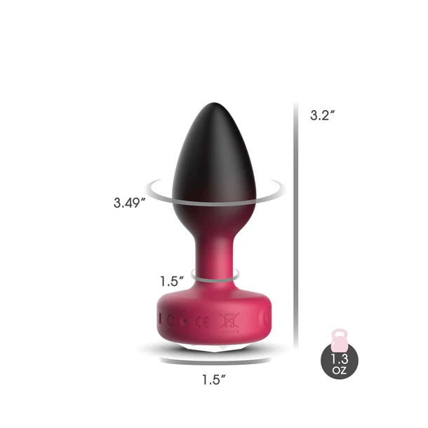 Cheeky Charms Eluxe Vibrating Plug With Remote