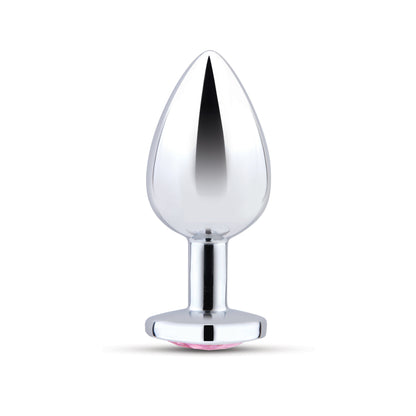 Jewel Heart Metal Butt Plug Training Set
