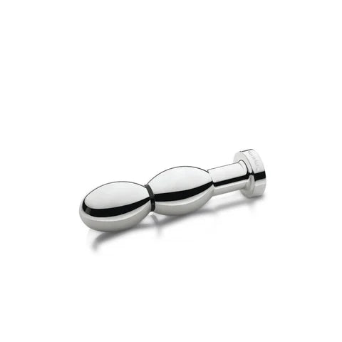 Mystim O(h!)-thello Oval Dildo – Aluminum E-Stim Dildo
