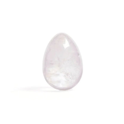 Chakrubs Clear Quartz Yoni Egg – Medium (Drilled & Non-Drilled)