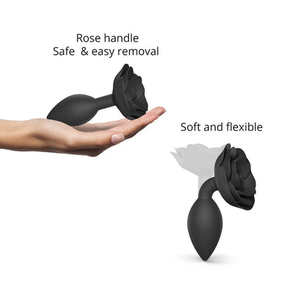 Love to Love Open Roses Silicone Butt Plug