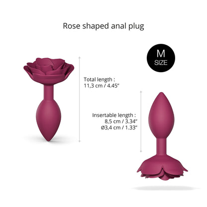 Love to Love Open Roses Silicone Butt Plug