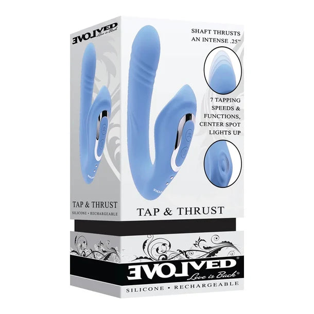 Evolved Tap & Thrust Dual-Motor Thrusting Vibrator