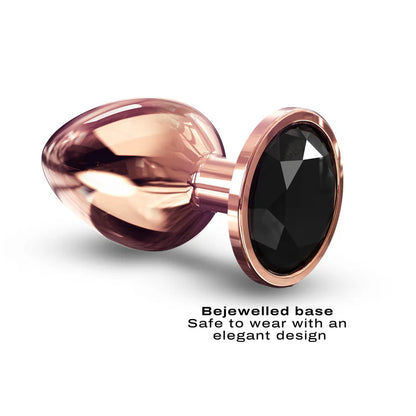 Dorcel Diamond Anal Plug – Black / Gold -  Large