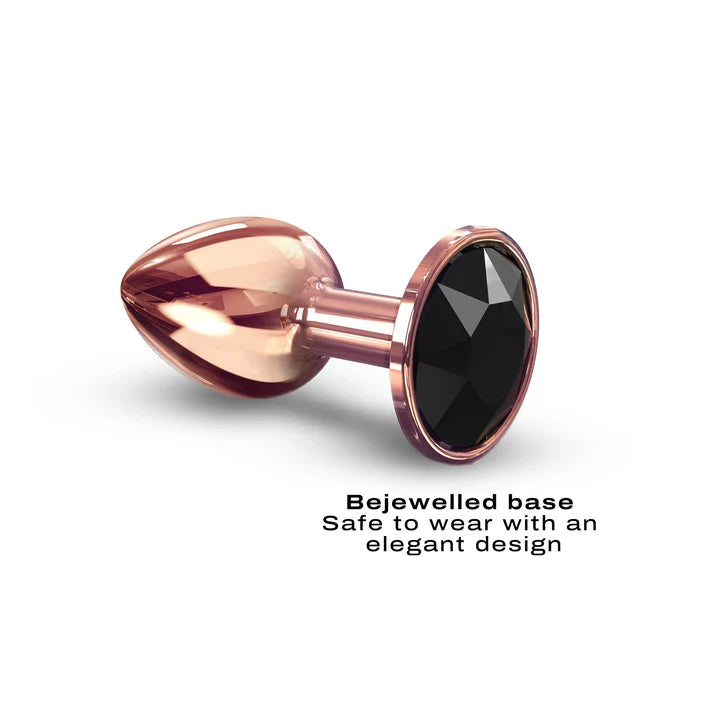 Dorcel Diamond Anal Plug – Black/ Gold - Small