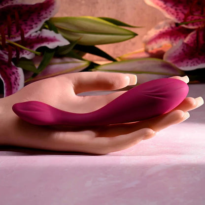 Evolved Cherry Pose Remote-Controlled Dual-Motor Vibrator
