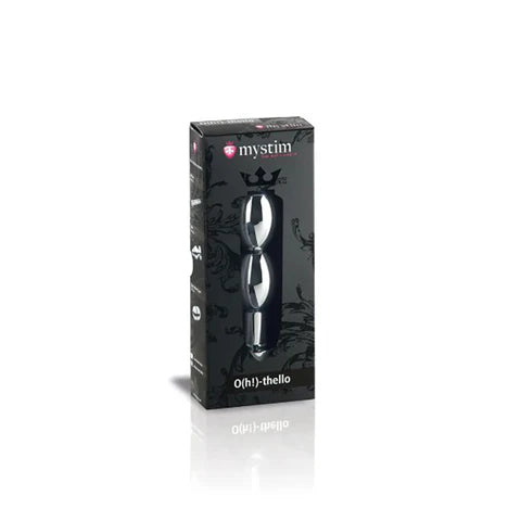 Mystim O(h!)-thello Oval Dildo – Aluminum E-Stim Dildo