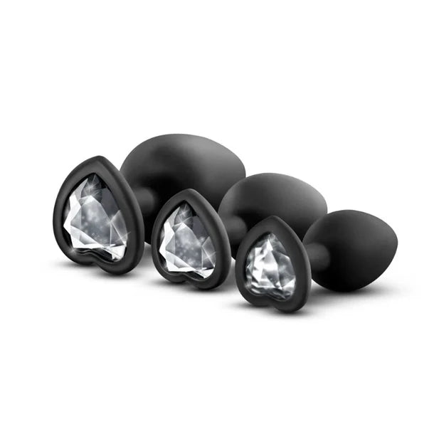 Luxe Bling Plugs Training Kit – 3 Sizes Silicone Set