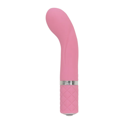 Pillow Talk Racy Mini Massager – angled view with Swarovski crystal button