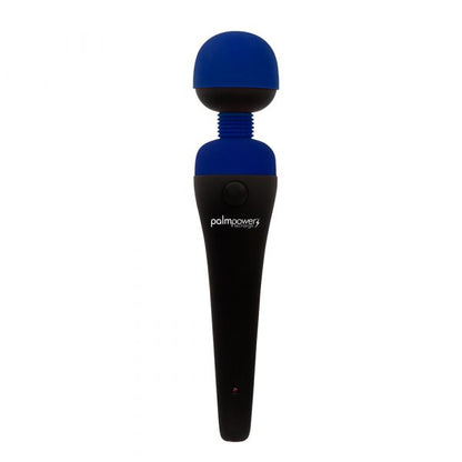 BMS Factory PalmPower Rechargeable Massager – Blue, Waterproof Cordless Silicone Wand