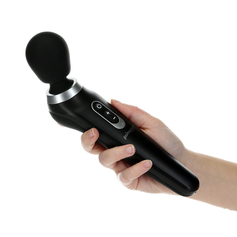 BMS Factory PalmPower® Extreme Rechargeable Wand – Black