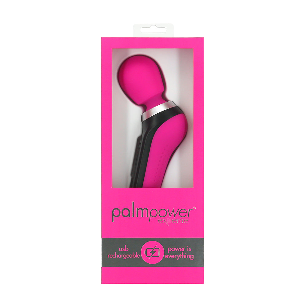 BMS Factory PalmPower® Extreme Rechargeable Wand – Black