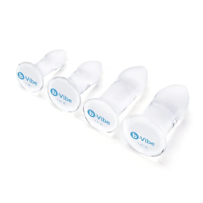 b-Vibe Glass Anal Dilator Set – Full Kit Display