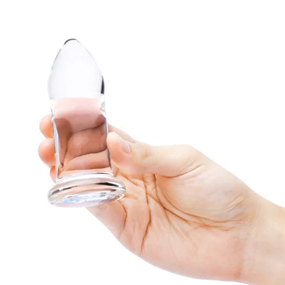Beginner-Friendly Anal Trainer Set – 4 Sizes Glass Butt Plugs