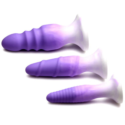Simply Sweet 3 piece Silicone Butt Plug Set