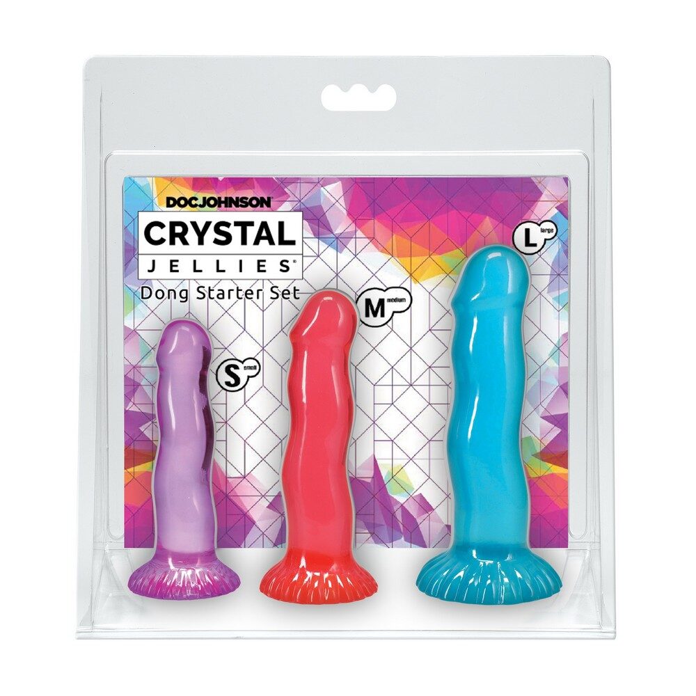 Doc Johnson Crystal Jellies Dong Starter Set