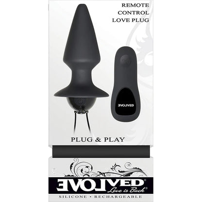 Evolved Plug & Play With Remote Butt Plug
