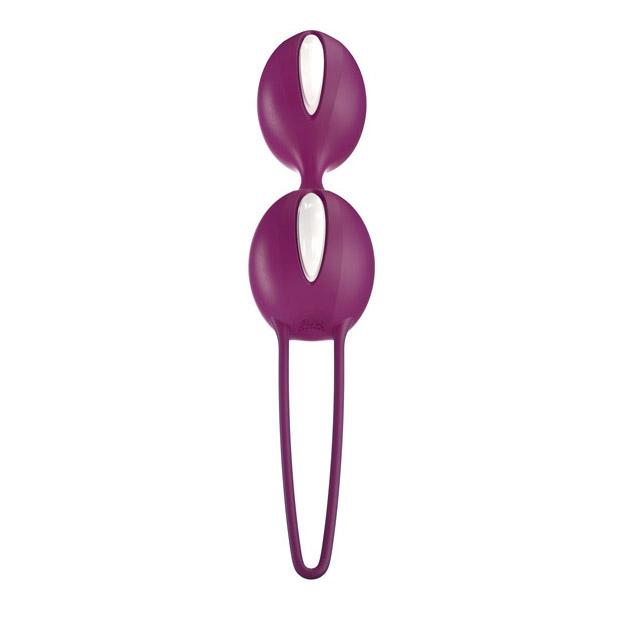 Fun Factory Smartballs Duo Kegel Balls - White/Grape