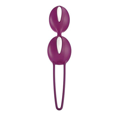 Fun Factory Smartballs Duo Kegel Balls - White/Grape